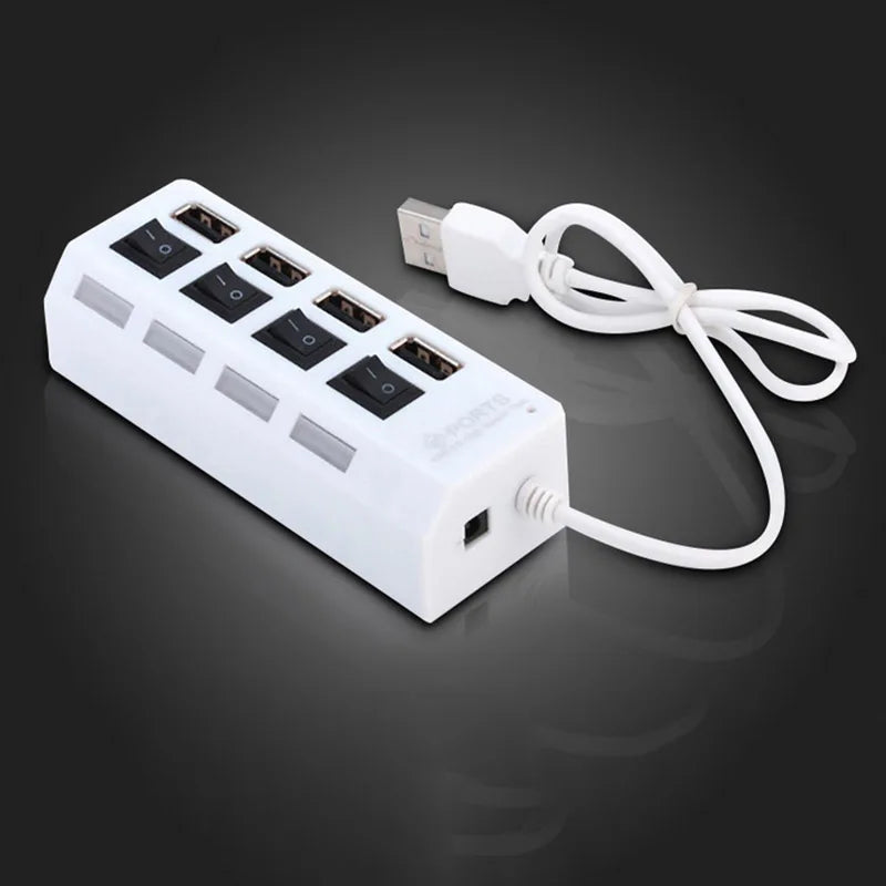🔌 USB 2.0 HUB – Mehr Anschlüsse für deinen Laptop oder PC!