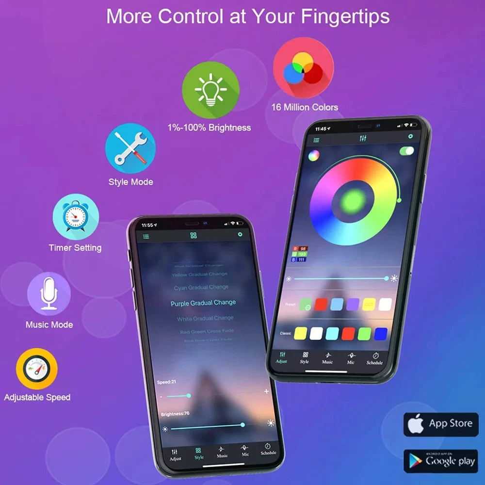 💡🌈Bluetooth LED Strip Lights – smarte Beleuchtung für dein Zuhause