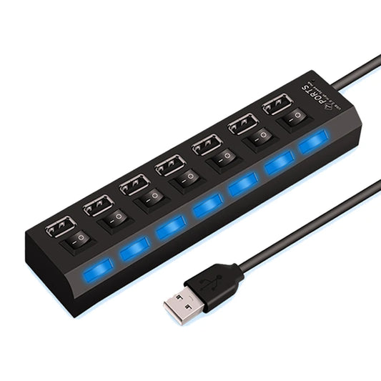 🔌 USB 2.0 HUB – Mehr Anschlüsse für deinen Laptop oder PC!